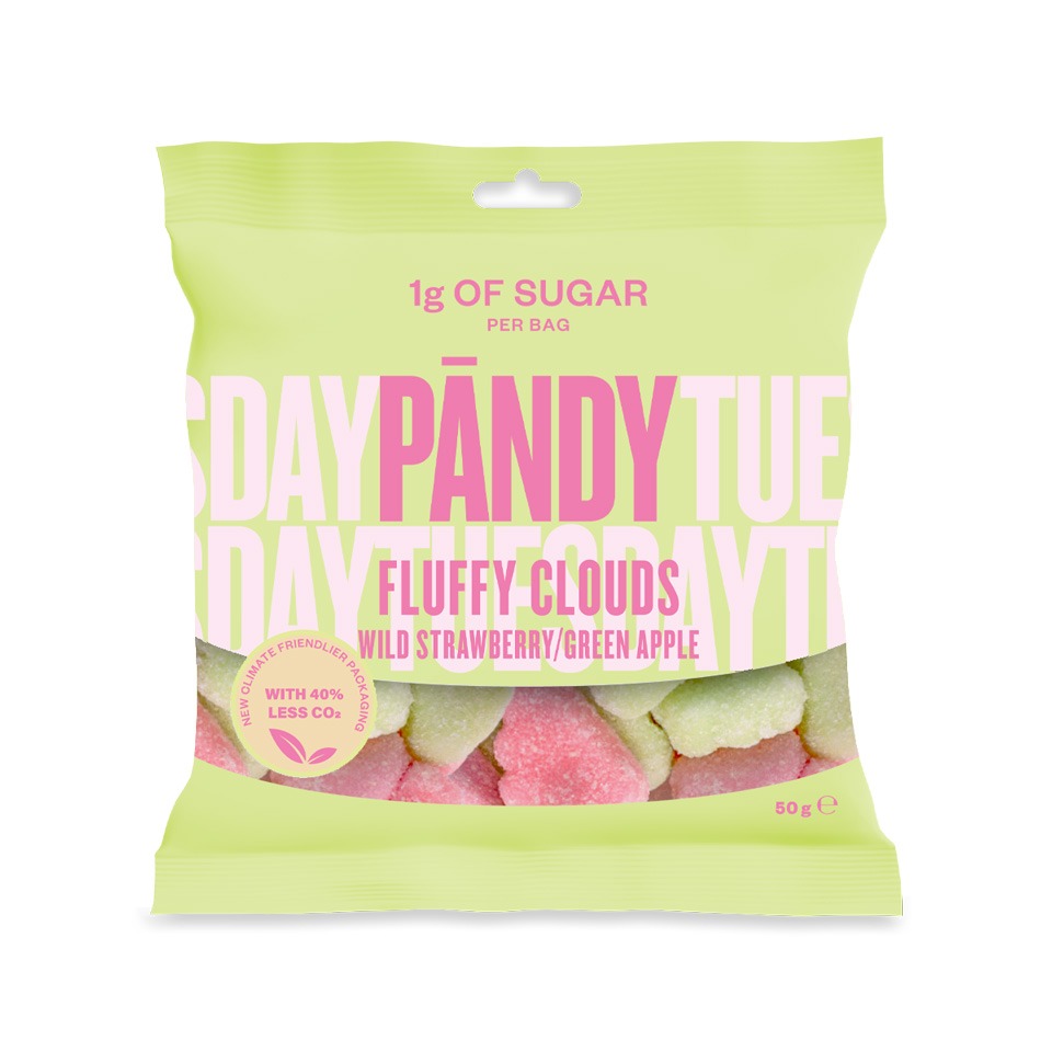 Pändy Candy, 50 g Fluffy Clouds i gruppen Livsmedel / Snacks/Chips hos Golden Athlete / Performance R us (112146)