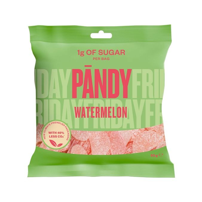 Pändy Candy, 50 g Watermelon i gruppen Livsmedel / Snacks/Chips hos Golden Athlete / Performance R us (1244423-01)