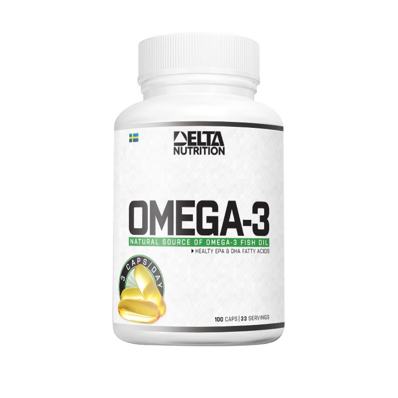 Omega-3 100 caps i gruppen Kosttillskott / Fettsyror / Omega-3 hos Golden Athlete / Performance R us (Delta-20)