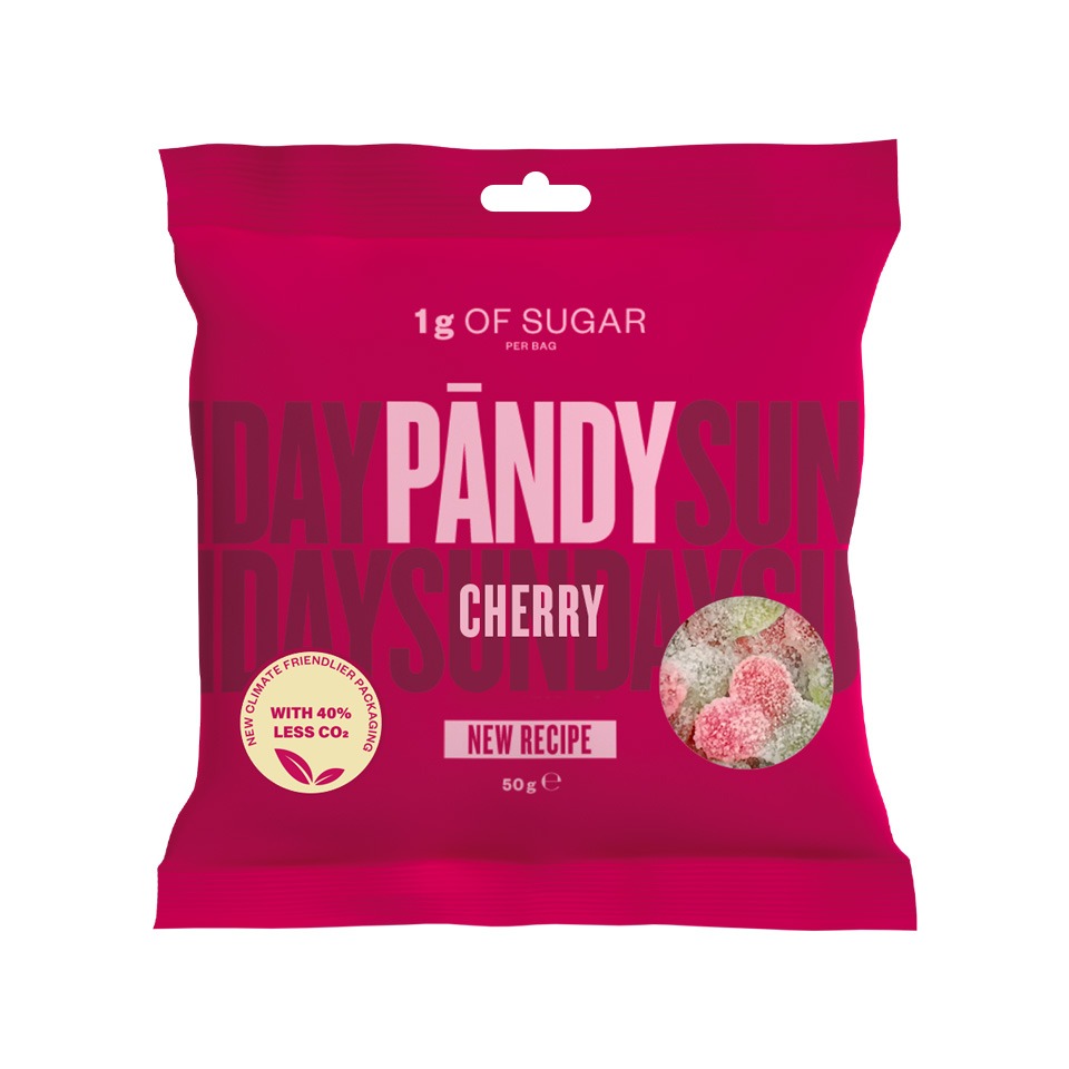 Pändy Candy, 50 g Cherry i gruppen Livsmedel / Snacks/Chips hos Golden Athlete / Performance R us (PACC)