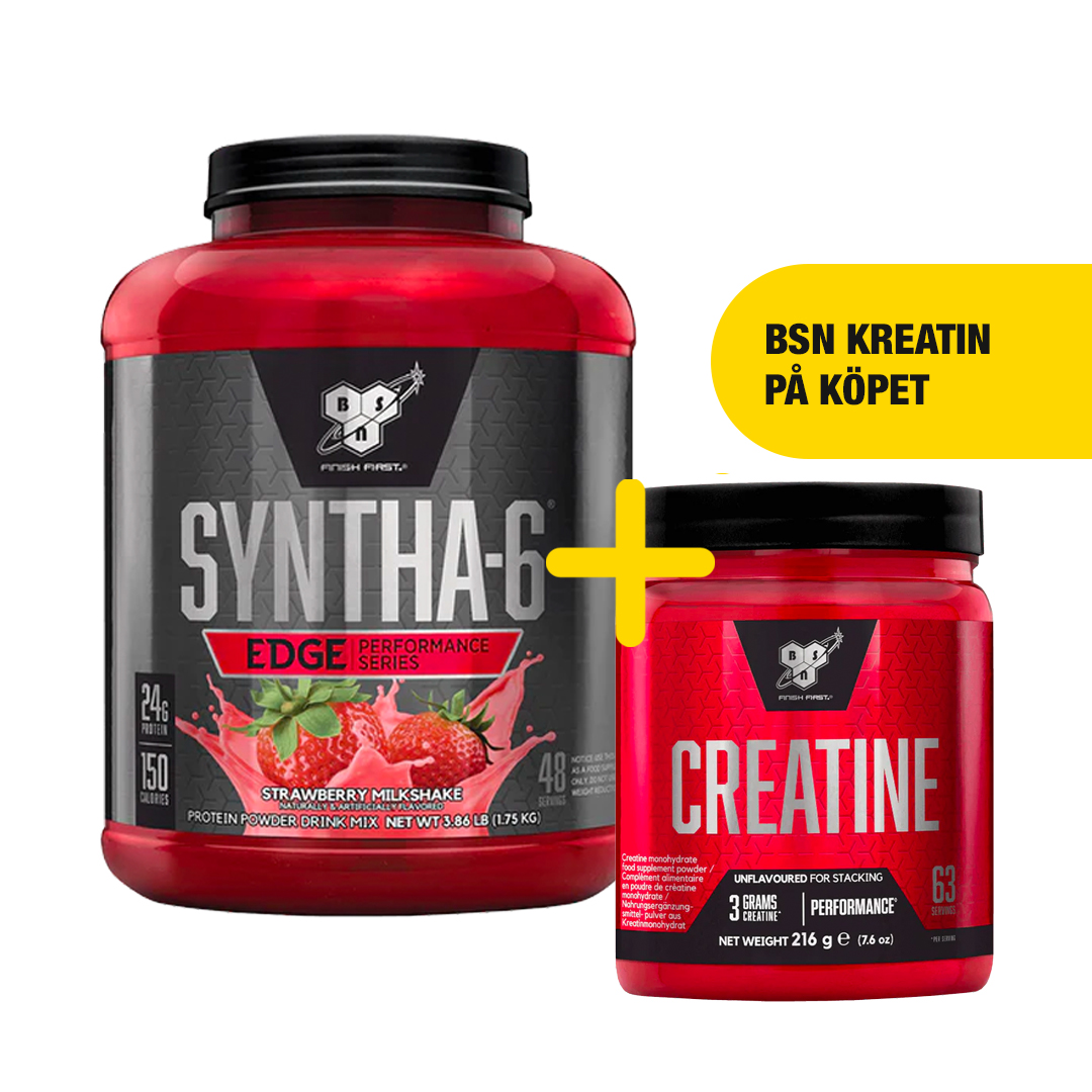 Syntha-6 med Creatine på köpet i gruppen Kosttillskott / Proteintillskott / Blandprotein hos Golden Athlete / Performance R us (SETSYNTHACREA)