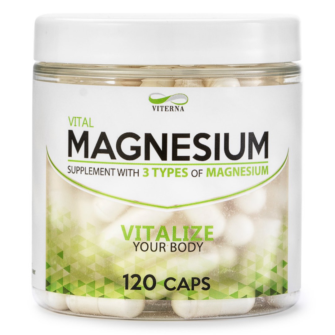 Magnesium 120 caps i gruppen Kosttillskott / Vitaminer & Mineraler / Mineraler / Antioxidanter hos Golden Athlete / Performance R us (Viterna-018)