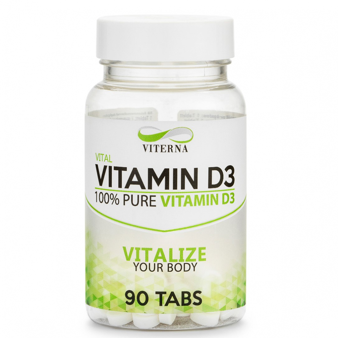 Vitamin D3, 90 caps i gruppen Kosttillskott / Vitaminer & Mineraler / D-Vitamin hos Golden Athlete / Performance R us (Viterna-021)
