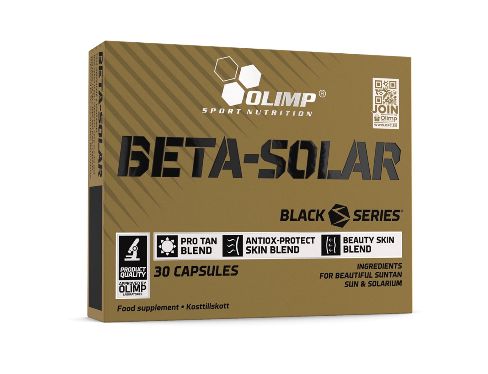 Beta Solar, 30 caps i gruppen Kosttillskott / Vitaminer & Mineraler hos Golden Athlete (1000-007)