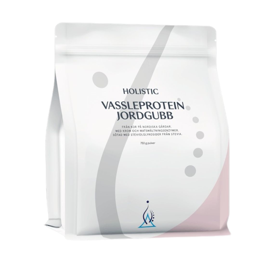 Holistic Protein Jordgubb, 750 g i gruppen Kosttillskott / Proteintillskott / Vassleprotein hos Golden Athlete (1000-008)