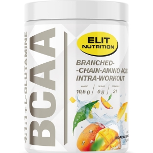 Bcaa 4:1:1 + L-glutamine 400 g, Tropical Mango i gruppen Kosttillskott / Aminosyror / EAA hos Golden Athlete (10532)