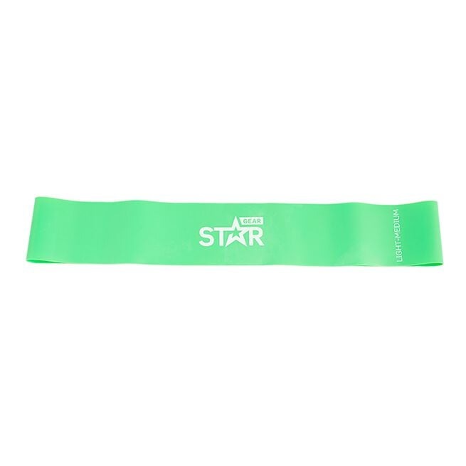 Star Gear Mini Band, Green, Light/Medium, 600 x 0,6mm i gruppen Träningstillbehör / Träningsband hos Golden Athlete (1095-07)