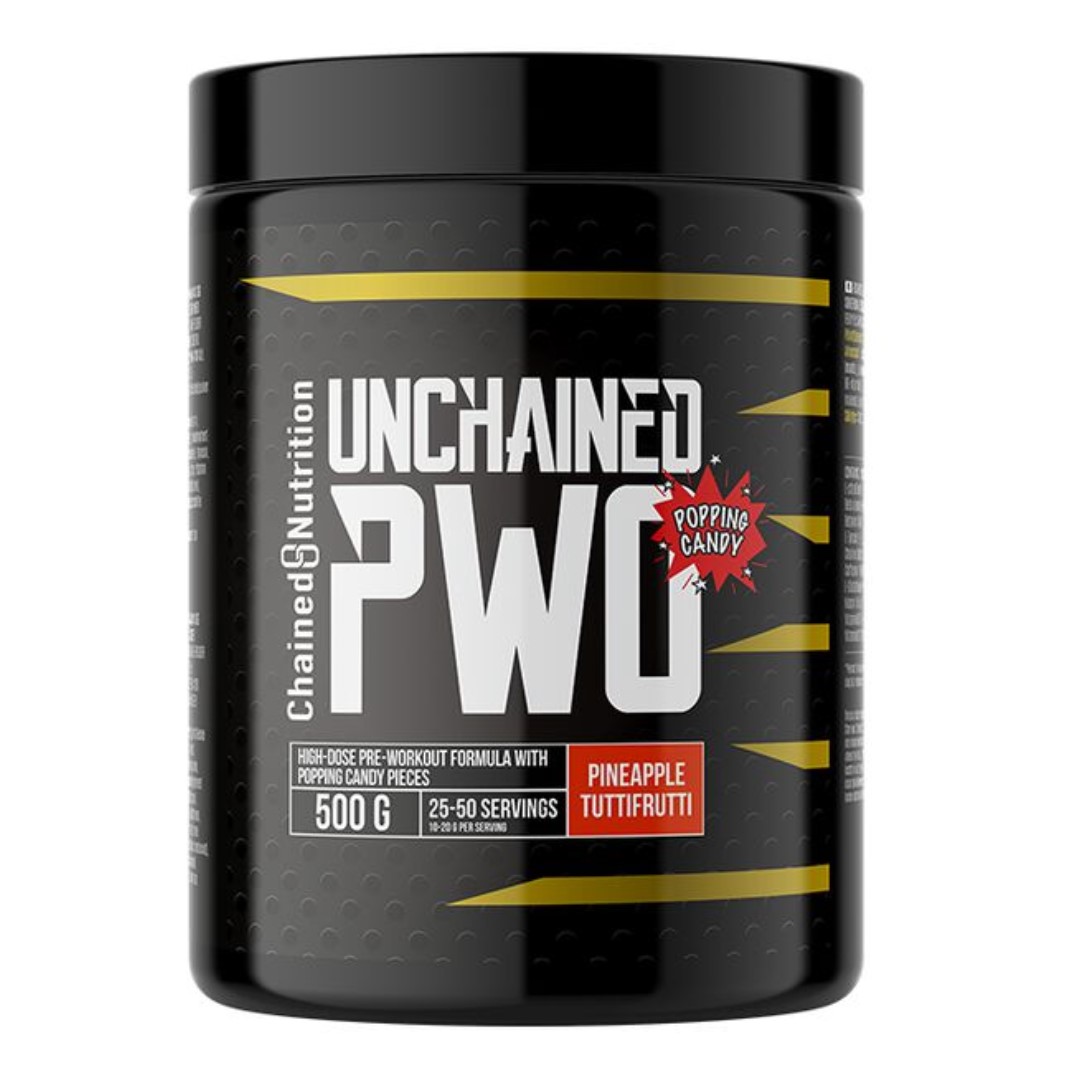 Unchained PWO, 500g, Pineapple i gruppen Kosttillskott / PWO - Prestationshöjande / PWO med koffein hos Golden Athlete (111390)