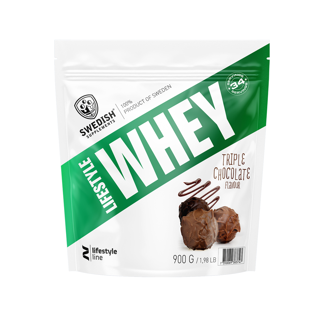 Lifestyle Whey Protein - Triple Chocolate, 900g i gruppen Kosttillskott / Proteintillskott / Vassleprotein hos Golden Athlete (1117181)