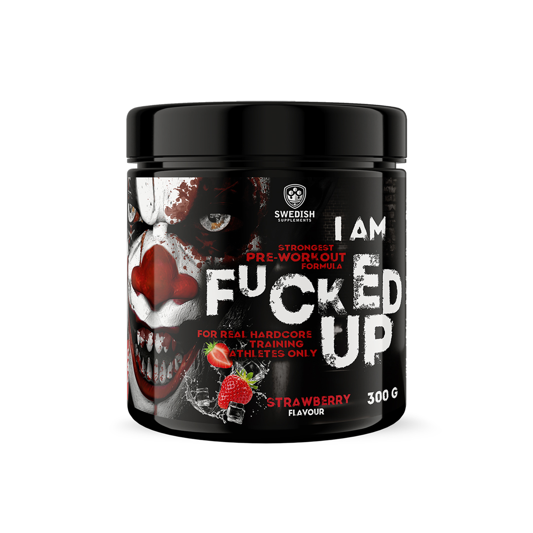 Fucked Up Joker Edition, 300 g Strawberry i gruppen Kosttillskott / PWO - Prestationshöjande / PWO med koffein hos Golden Athlete (111792)