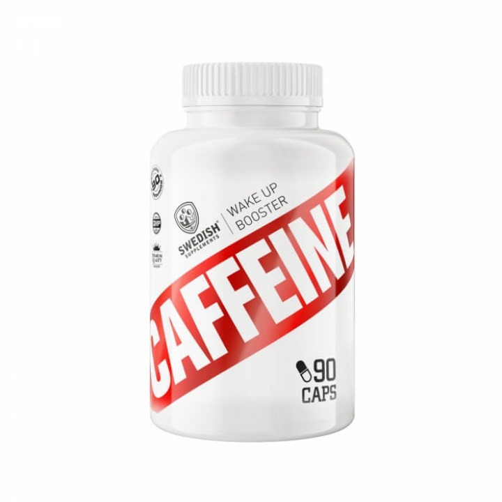 Swedish Supplements Caffeine 90 Kapslar i gruppen Kosttillskott / PWO - Prestationshöjande / Koffein hos Golden Athlete (1118161)