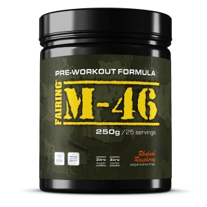 M-46 250 g, Blue Raspberry i gruppen Kosttillskott / PWO - Prestationshöjande / PWO med koffein hos Golden Athlete (111873)