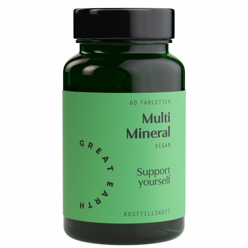 Multi Mineral 60 tabletter i gruppen Kosttillskott / Vitaminer & Mineraler / Mineraler / Antioxidanter hos Golden Athlete / Performance R us (112127)