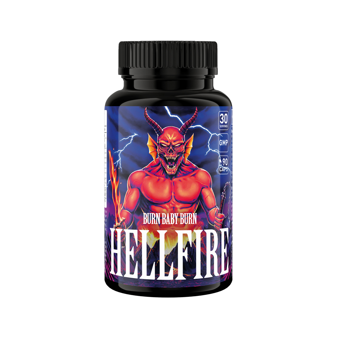 Hellfire - 90 Caps i gruppen Kosttillskott / Viktkontroll / Fettförbränning hos Golden Athlete / Performance R us (112198)