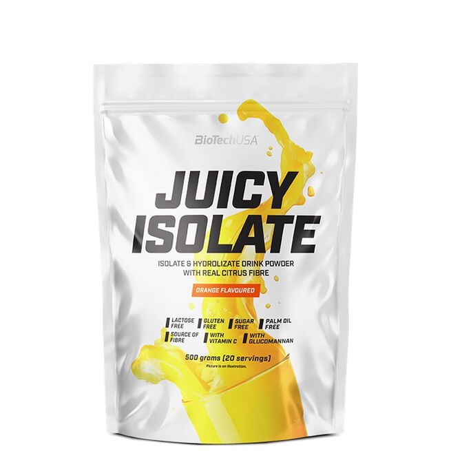 Juicy Isolate, 500g, Orange i gruppen Kosttillskott / Proteintillskott / Vassleprotein hos Golden Athlete (112317)