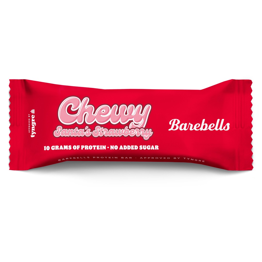 Chewy, 40 g, Santa's Strawberry i gruppen Kosttillskott / Bars / Proteinbars hos Golden Athlete (112347)