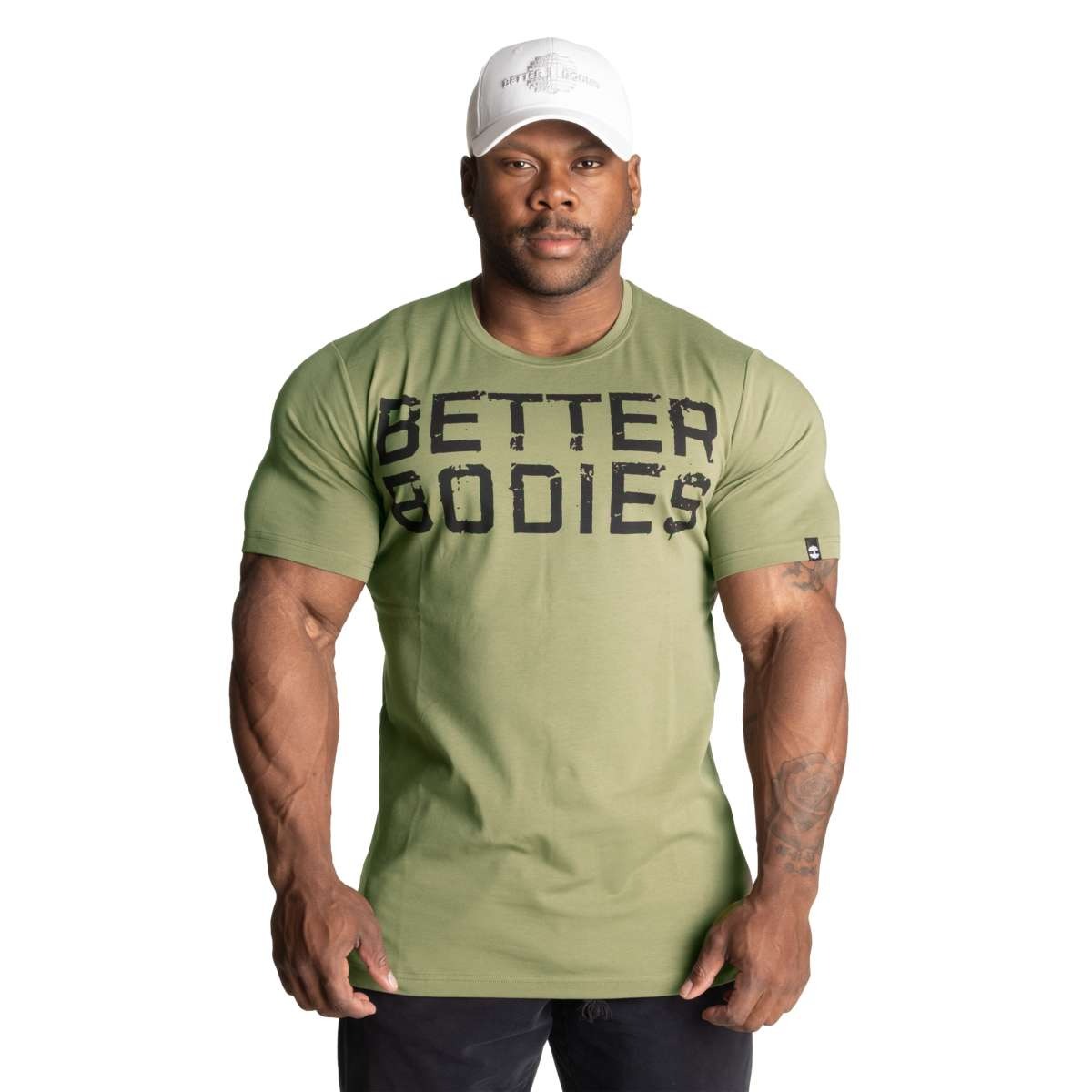 Basic Tapered Tee  M, Washed Green/Black i gruppen Kläder / T-Shirts hos Golden Athlete (121050665305)