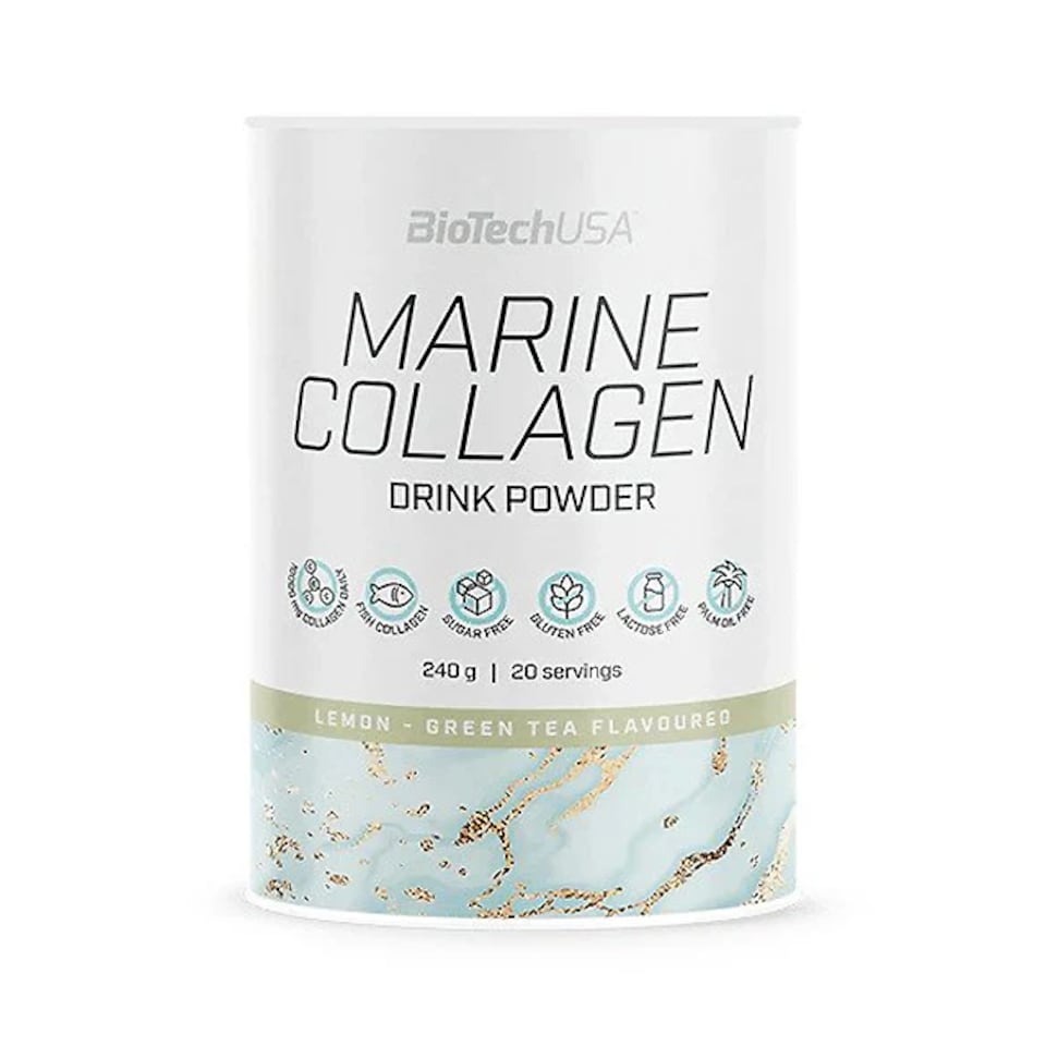 Marine Collagen 240g Lemon - Green Tea i gruppen Kosttillskott / Kollagen hos Golden Athlete (19086010100)