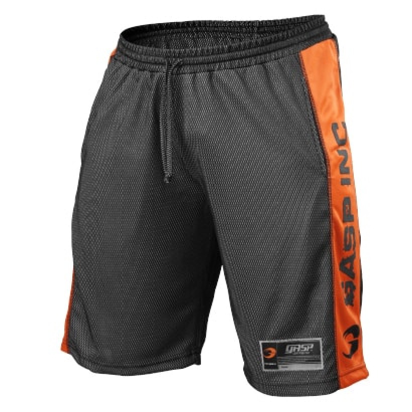 No1 mesh shorts XXL, Black/Flame   i gruppen Kläder / Shorts hos Golden Athlete (220589984507)