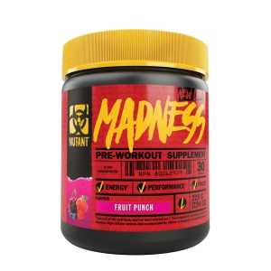 Madness PWO 30 portioner, Fruit Punch i gruppen Kosttillskott / PWO - Prestationshöjande / PWO med koffein hos Golden Athlete (3897-025)
