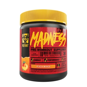 Madness PWO 30 portioner, Peach Mango i gruppen Kosttillskott / PWO - Prestationshöjande / PWO med koffein hos Golden Athlete (3897-0263)