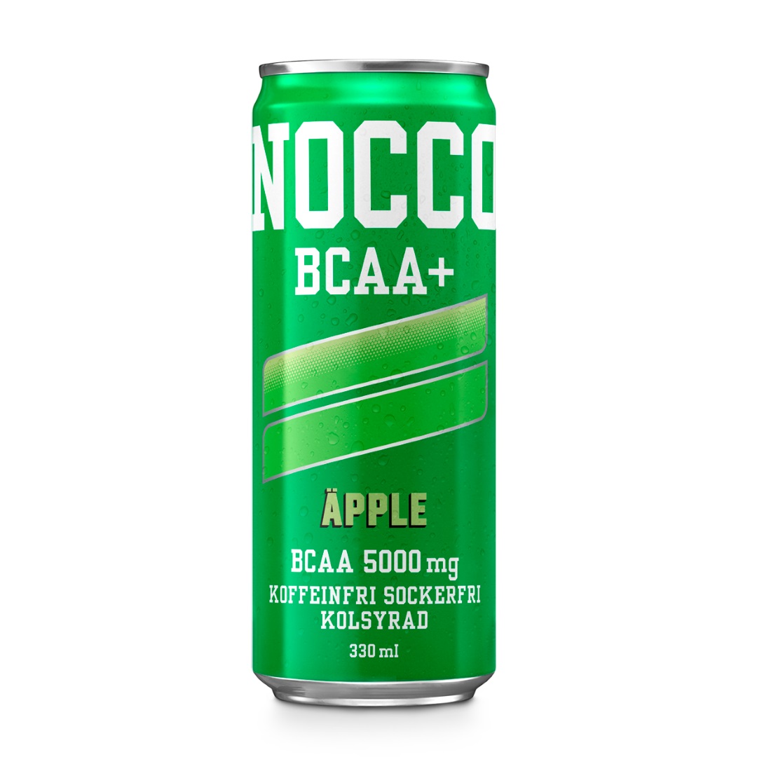 NOCCO BCAA+, 330 ml äpple i gruppen Kosttillskott / Drycker / BCAAdryck hos Golden Athlete (6030-16)