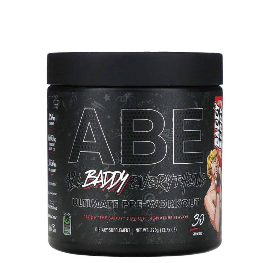 ABE Pre Workout, 315 g Baddy Berry i gruppen Kosttillskott / Drycker / Energidryck hos Golden Athlete (6030-25)