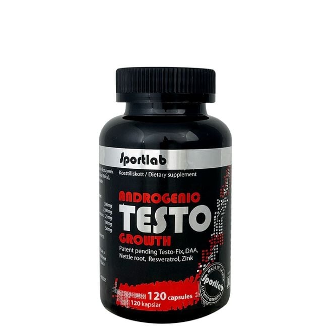 Androgenic Testo Growth 120 Kapslar i gruppen Kosttillskott / Muskelökning / T-Booster hos Golden Athlete (65671-4)