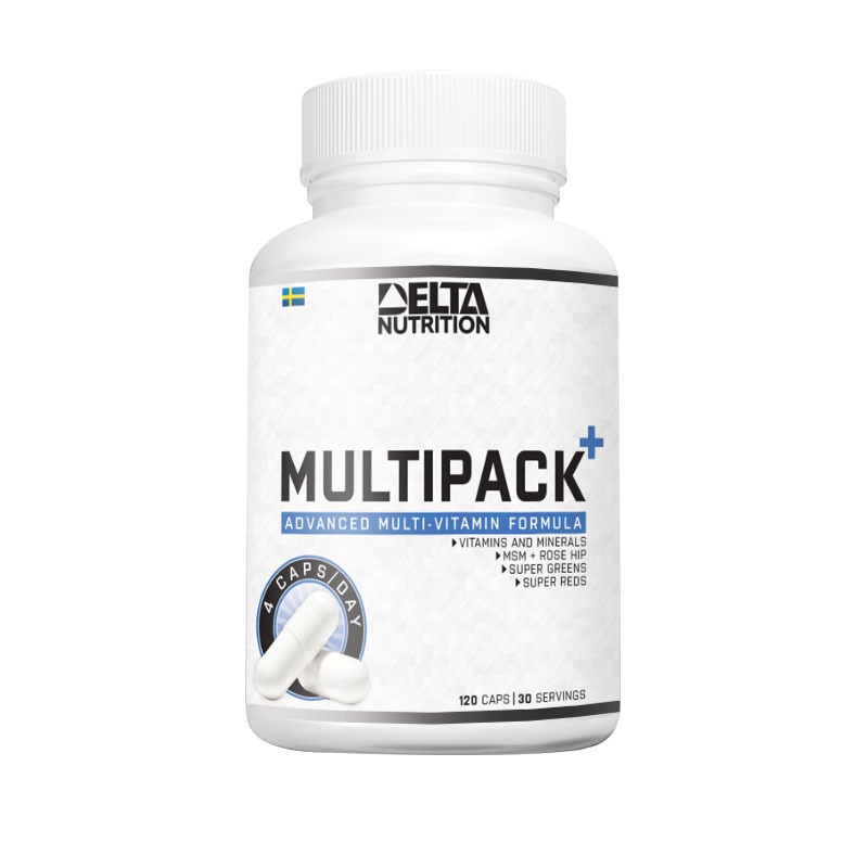 Multipack+ 120 caps i gruppen Kosttillskott / Vitaminer & Mineraler / Multivitamin hos Golden Athlete (7350071920251)