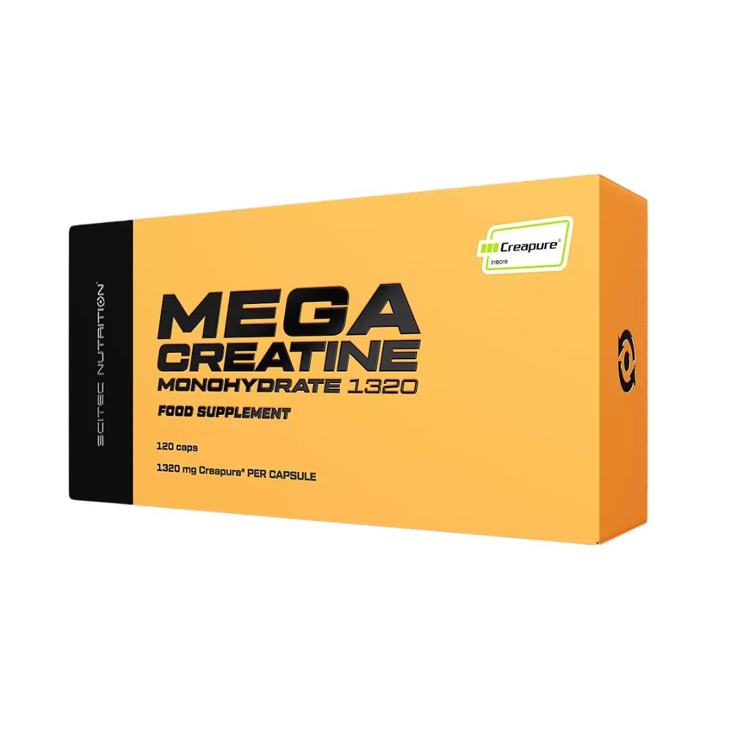 Mega Creatine Monohydrate 1320 120 caps i gruppen Kosttillskott / Kreatin / Kreatinmonohydrat hos Golden Athlete (83004020021)