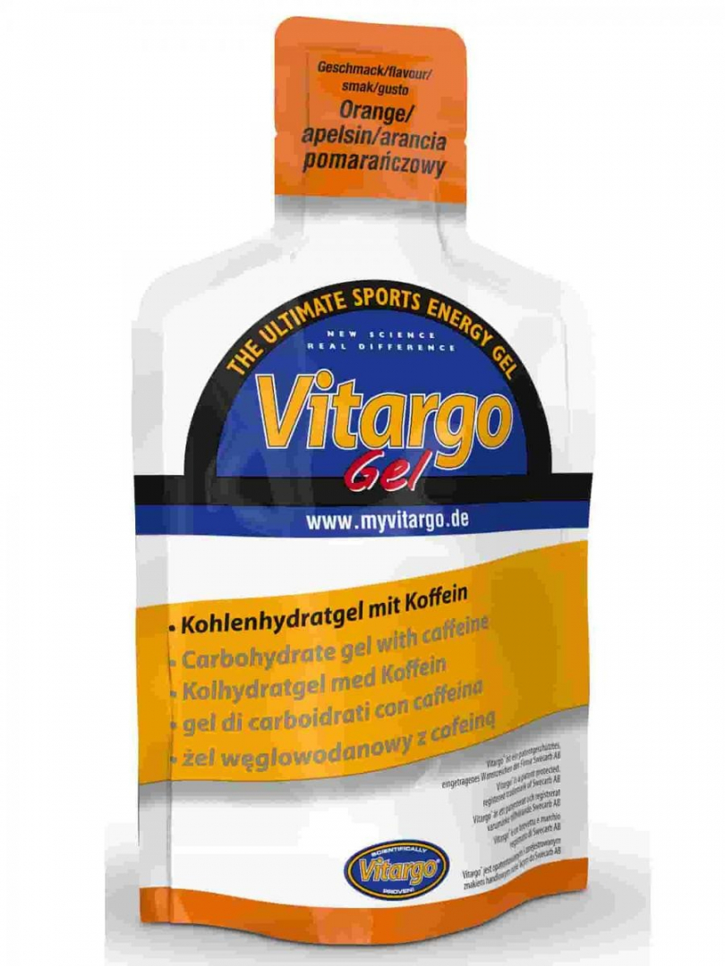 Vitargo Gel koffein, 45 g, Orange i gruppen Kosttillskott / Kolhydrater hos Golden Athlete (890023)