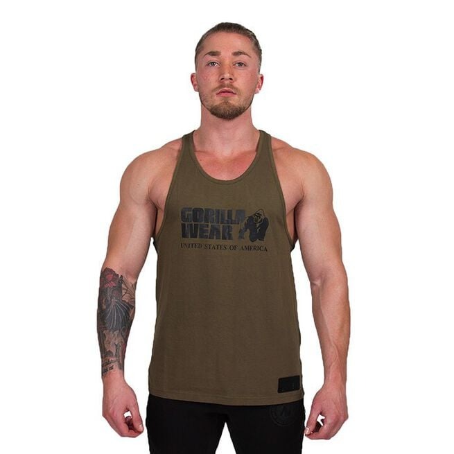 Classic Tank Top, army green - 3XL i gruppen Kläder / Linnen hos Golden Athlete (9010440006)