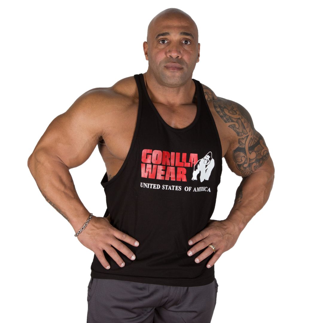Classic Tank Top, black - 2XL i gruppen Träningskläder / Linnen hos Golden Athlete (9010490005)