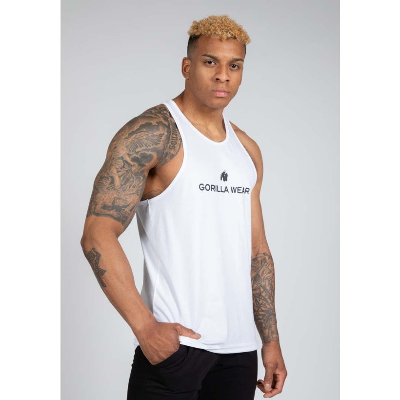 Carter Stretch Tank Top, white - 2XL i gruppen Kläder / Linnen hos Golden Athlete (9013010005)