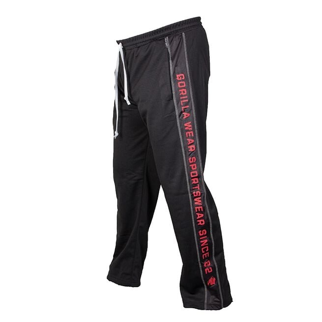 Functional Mesh Pants, black/red - L/XL i gruppen Kläder / Byxor hos Golden Athlete (9090690512)