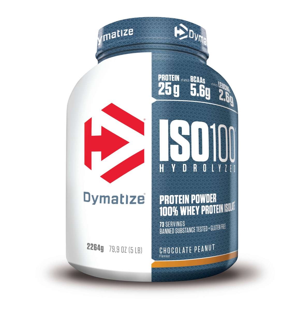 Dymatize Iso 100 Vassleproteinisolat 2,2 kg, Chocolate Peanut i gruppen Kosttillskott / Proteintillskott / Vassleprotein hos Golden Athlete (938472-001)