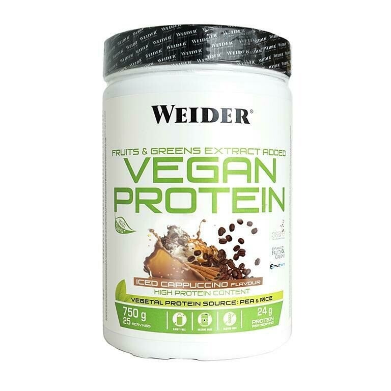 Vegan Protein, 750g, Iced Cappuccino i gruppen Kosttillskott / Proteintillskott / Vegan protein hos Golden Athlete (9919-0581)