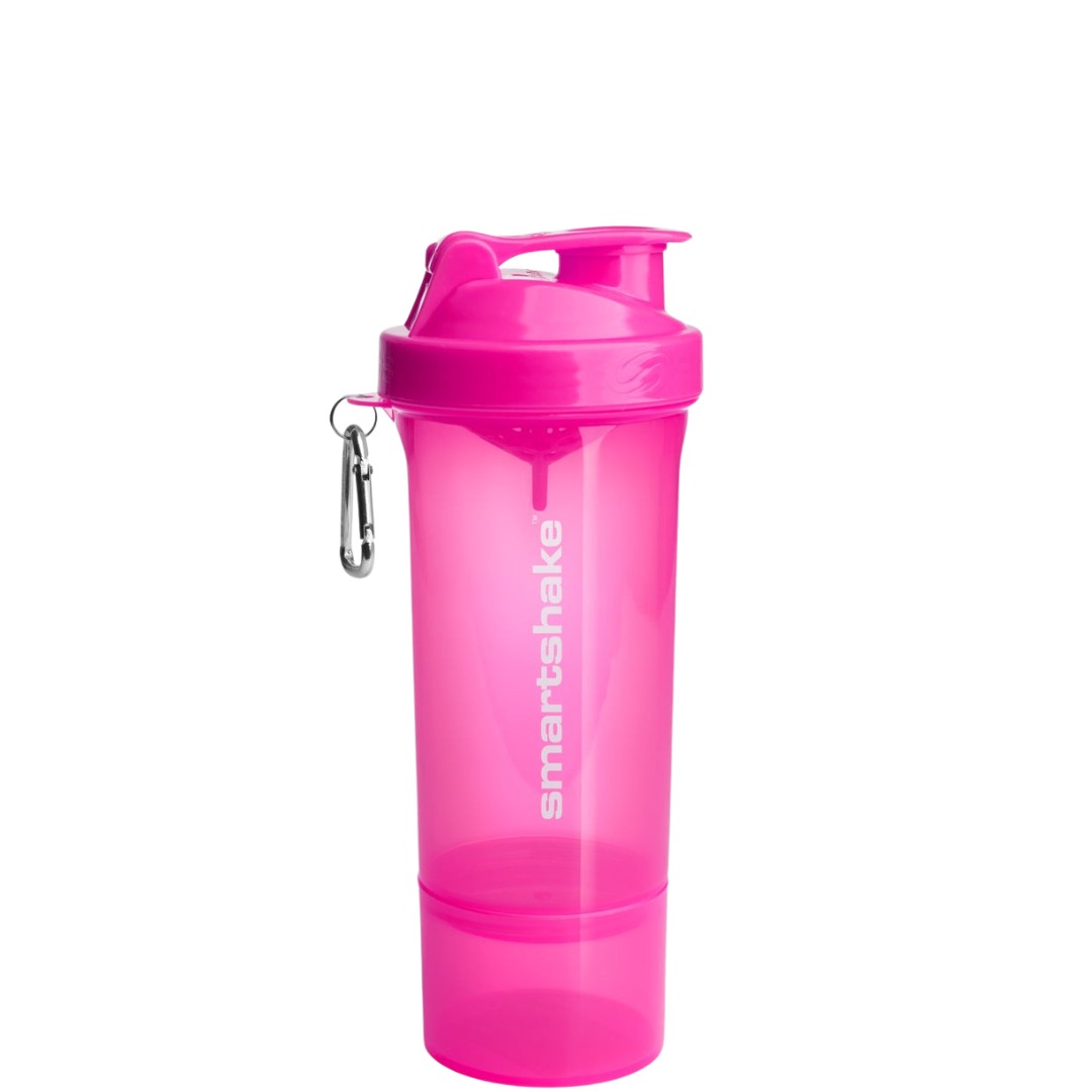 Smartshake Slim 500ml, Neon Pink i gruppen Träningstillbehör / Shakers - Vattenflaskor hos Golden Athlete (9955-329)