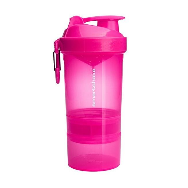 Smartshake O2GO 600ml, Neon Pink i gruppen Träningstillbehör / Shakers - Vattenflaskor hos Golden Athlete (9955-380)