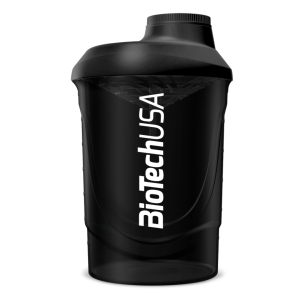 BiotechUSA Shaker 600ml, Black-Smoked i gruppen Träningstillbehör / Shakers/Vattenflaskor hos Golden Athlete / Performance R us (9998-00100)