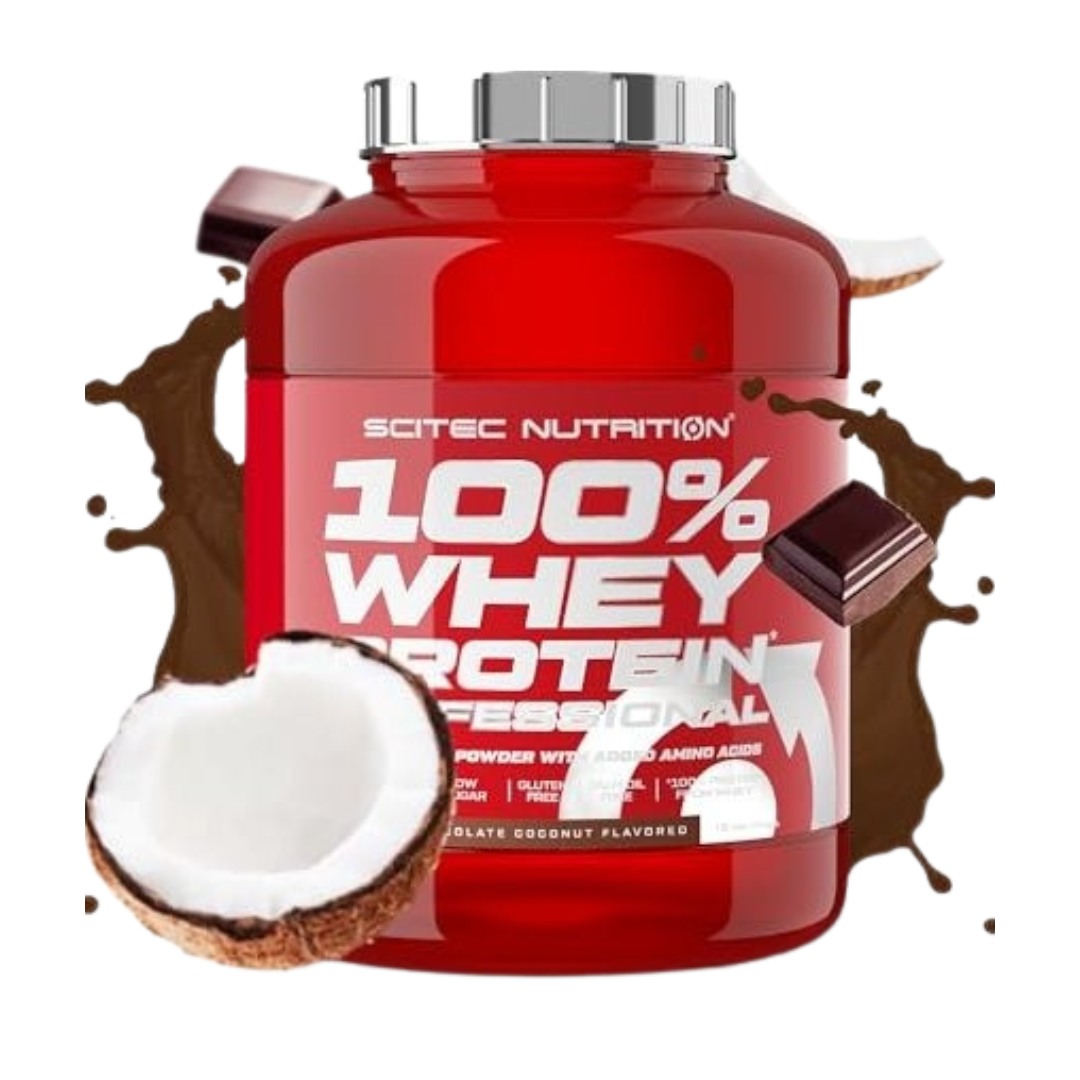 100% Vassleprotein Professional 2350 g, Chocolate Coconut i gruppen Kosttillskott / Proteintillskott / Vassleprotein hos Golden Athlete (9998-0600)