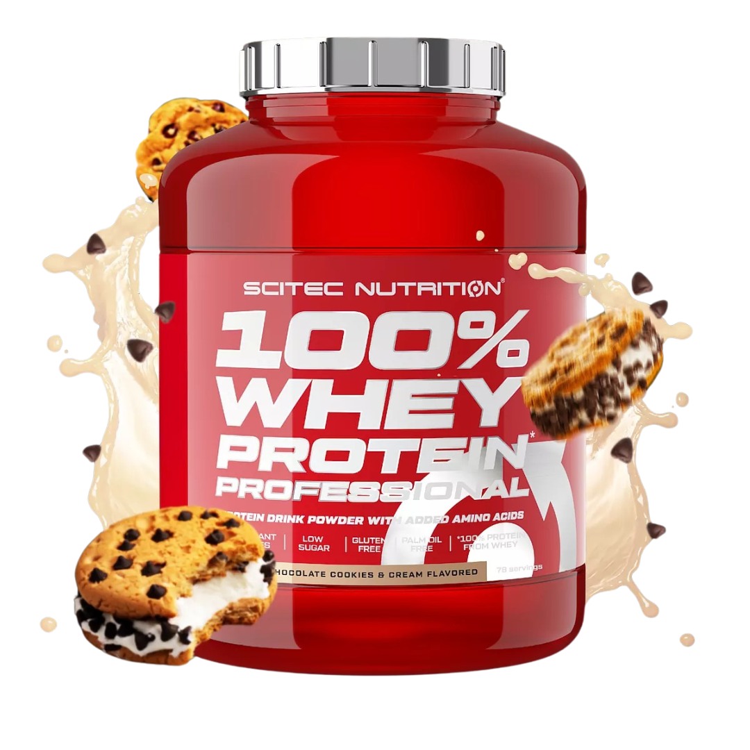 100% Vassleprotein Professional 2350 g, Chocolate Cookies & Cream i gruppen Kosttillskott / Proteintillskott / Vassleprotein hos Golden Athlete (9998-1755)
