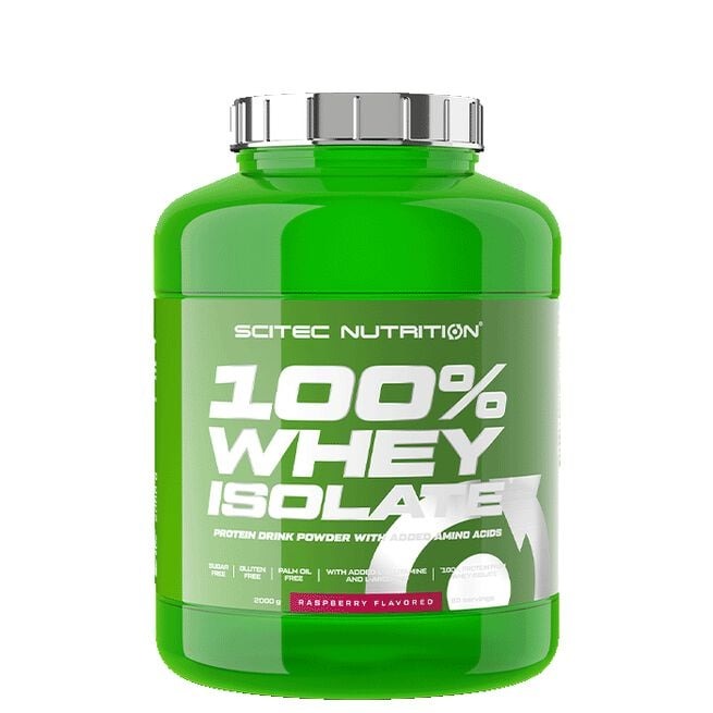 Whey Isolate 2kg, Raspberry i gruppen Kosttillskott / Proteintillskott / Vassleprotein hos Golden Athlete (9998-1757)