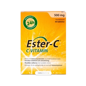 Ester-C 500mg 60 tabletter i gruppen Kosttillskott / Vitaminer & Mineraler / C-Vitamin hos Golden Athlete (A2221-494)