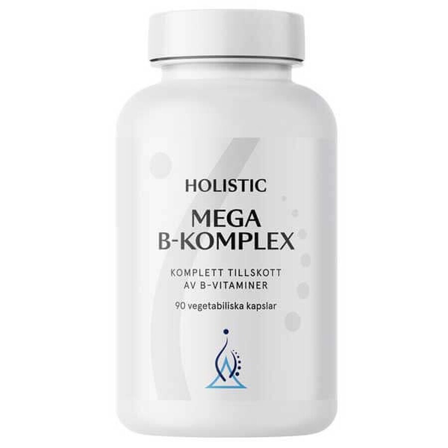 Mega B-komplex, 90 kapslar i gruppen Kosttillskott / Vitaminer & Mineraler / B-Vitamin hos Golden Athlete (A5095-21)