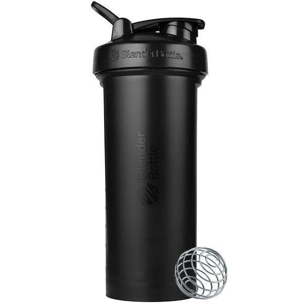 Pro45 1300ml, Black-black i gruppen Träningstillbehör / Shakers - Vattenflaskor hos Golden Athlete (BBP45BB)