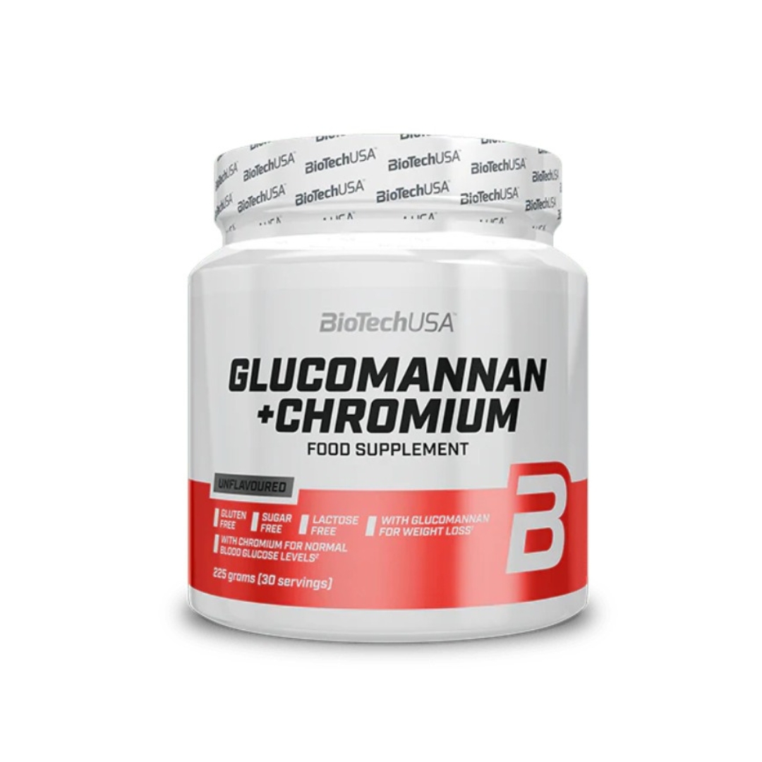 Glucomannan + Chromium, 225g i gruppen Kosttillskott hos Golden Athlete (BGC225)