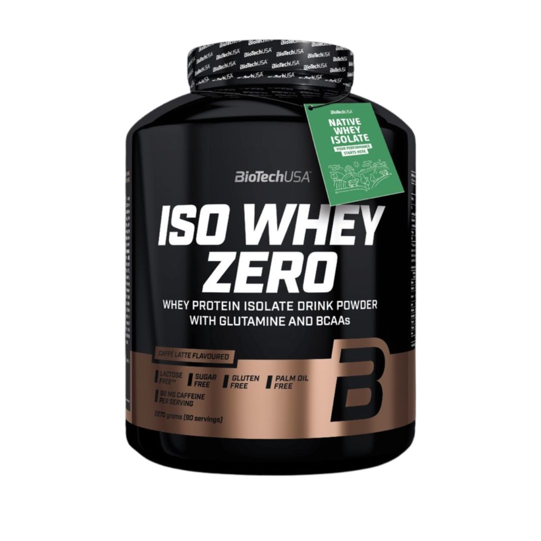 Iso Whey Zero Laktosreducerat Vassleproteinisolat 2270 g, Caffe Latte i gruppen Kosttillskott / Proteintillskott / Vassleprotein hos Golden Athlete (BTIW5CL)