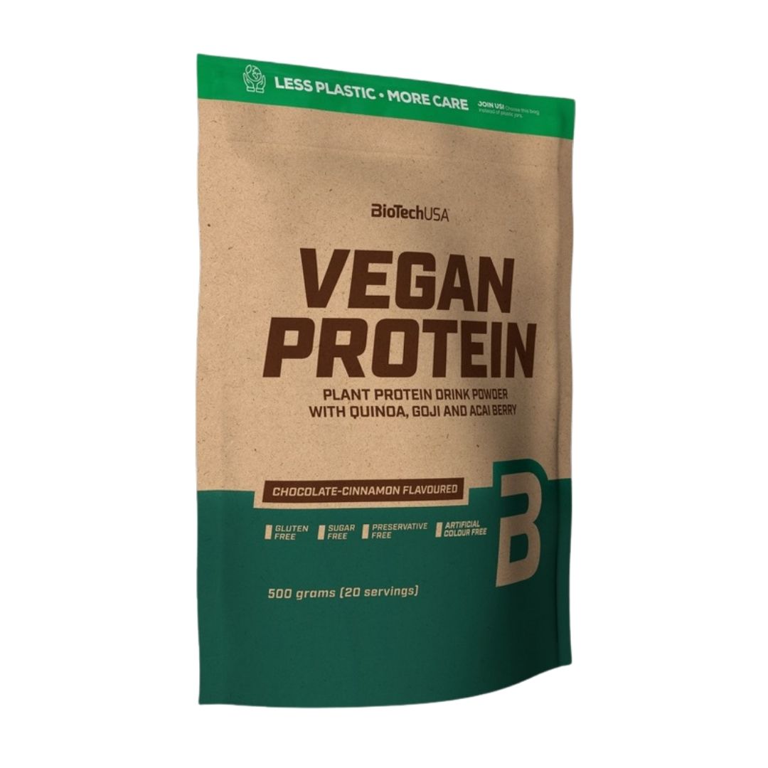 Vegan Protein 500 g Chocolate Cinnamon i gruppen Kosttillskott / Proteintillskott / Vegan protein hos Golden Athlete (BTV5CC)