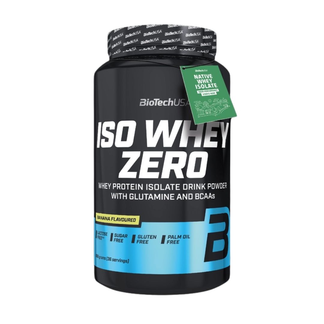 Iso Whey Zero Laktosfri Vassleproteinisolat 908 g, Banana i gruppen Kosttillskott / Proteintillskott / Vassleprotein hos Golden Athlete (Biotech-0012)